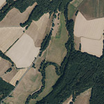Die Lage von Winsessen im Orthofoto