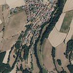 Die Lage von Schwarzmühle im Orthofoto