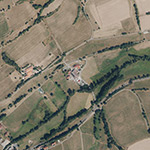 Die Lage von Aumühle im Orthofoto