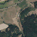 Die Lage von Gründcheshof im Orthofoto