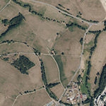 Die Lage von Ziegenhof im Orthofoto