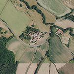 Die Lage von Weihershof im Orthofoto