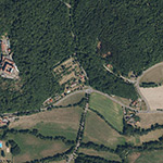 Die Lage von Forsthaus Bieberstein im Orthofoto