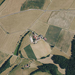 Die Lage von Mitteldörnbachshof im Orthofoto