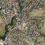 Die Lage von Hosenfeld im Orthofoto
