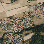 Die Lage von Staken im Orthofoto