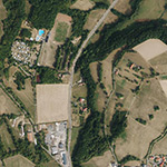 Die Lage von Untere Heckenmühle im Orthofoto