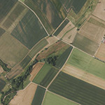 Die Lage von Weihers im Orthofoto