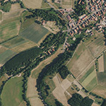Die Lage von Herrenmühle im Orthofoto