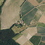 Die Lage von Oberleimbachshof im Orthofoto