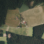 Die Lage von Neunhards im Orthofoto