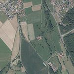 Die Lage von Lindenmühle im Orthofoto