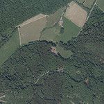 Die Lage von Oberzillbach im Orthofoto