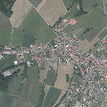 Die Lage von Börnberg im Orthofoto