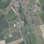 Die Lage von Obermühle im Orthofoto