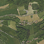 Die Lage von Bastenmühle im Orthofoto