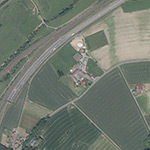 Die Lage von Engelsburg im Orthofoto