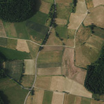 Die Lage von Burkgards im Orthofoto