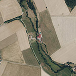 Die Lage von Gerhardsmühle im Orthofoto