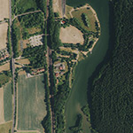 Die Lage von Zellmühle im Orthofoto