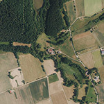 Die Lage von Teufertsmühle im Orthofoto