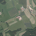 Die Lage von Hettenpaulshof im Orthofoto
