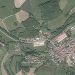 Die Lage von Stein im Orthofoto