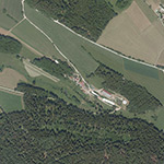 Die Lage von Oberaltenweiher im Orthofoto