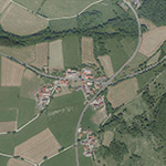 Die Lage von Schwarzerden im Orthofoto