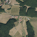 Die Lage von Kalkhof im Orthofoto