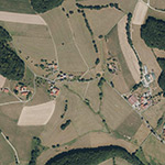 Die Lage von Öttersbach im Orthofoto