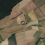 Die Lage von Lüttershof im Orthofoto