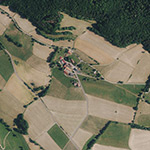 Die Lage von Habelgraben im Orthofoto