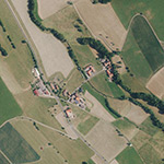 Die Lage von Herdathurm im Orthofoto