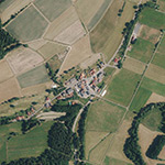 Die Lage von Unterrückersbach im Orthofoto
