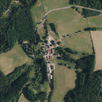 Die Lage von Dietgeshof im Orthofoto