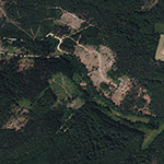 Die Lage von Falkenbach im Orthofoto