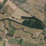 Die Lage von Gorgenstat im Orthofoto