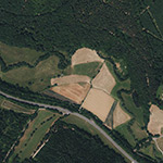 Die Lage von Müngers im Orthofoto