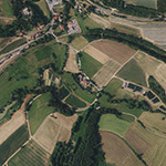 Die Lage von Steinmühle im Orthofoto