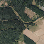 Die Lage von Langelor im Orthofoto