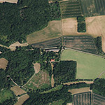Die Lage von Rittershain im Orthofoto