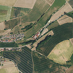Die Lage von Untermühle im Orthofoto