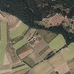 Die Lage von Vollmarsburg im Orthofoto