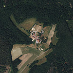 Die Lage von Siegwinden im Orthofoto
