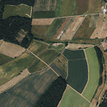 Die Lage von Schnellsbach im Orthofoto
