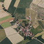 Die Lage von Hessen-Haus im Orthofoto