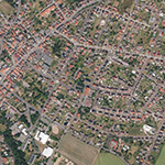 Die Lage von Heringen (Werra), Stadt im Orthofoto