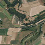 Die Lage von Grundmühle im Orthofoto