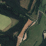 Die Lage von Husfeld im Orthofoto